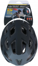 DUNLOP L size bycicle helmet with integrated LED lighting
