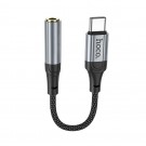 HOCO adapter AUX 3.5"Jack female to Type C male 0.12m black