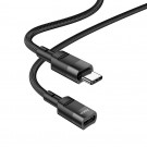 HOCO adapter Type C (male) to Type C (female) U107 1,2m  black