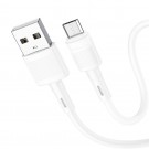 Datu un lādēšanas kabelis USB A uz Micro USB Hoco 2,4A 1 m X83 balts