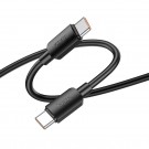 Cable USB C to USB C Hoco PD 6A 100W 1 m X96 black