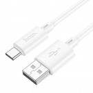 HOCO datu / lādēšanas kabelis USB A to Type C 3.0A X88 1 m white