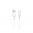 HOCO cable USB Flash charging data cable for Type C X20 1 m white
