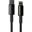 BASEUS cable Type C to Lightning PD 20W Tungsten Gold 2m black