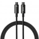 Baseus cable Type C to Type C PD Fast Charging 240W Tungsten Gold 2m black