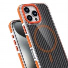FIBER MagSafe silikona maks for Iphone 17 Pro orange