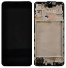 Samsung Galaxy A17 5G SM-A176B displeja un skārienjutīgā ekrāna modulis GH82-38045A melns