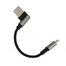 4smarts Basic Micro USB datu / lādēšanas kabelis 0.1m grey/black