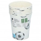 Paper cup 6pcs 266ml football