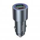 HOCO Z60 auto lādētājs car charger USB A QC 3.0 + Type C PD black