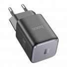 Hoco tīkla lādētajs / adapteris GaN 30W type C PD QC N43 starlight black