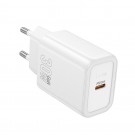 HOCO tīkla lādētājs / wall charger /  Type C PD QC 30W N62 white